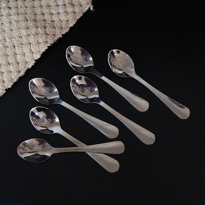Supermom Diamond Stainless Steel Dining Spoon (6 Pc  Set)