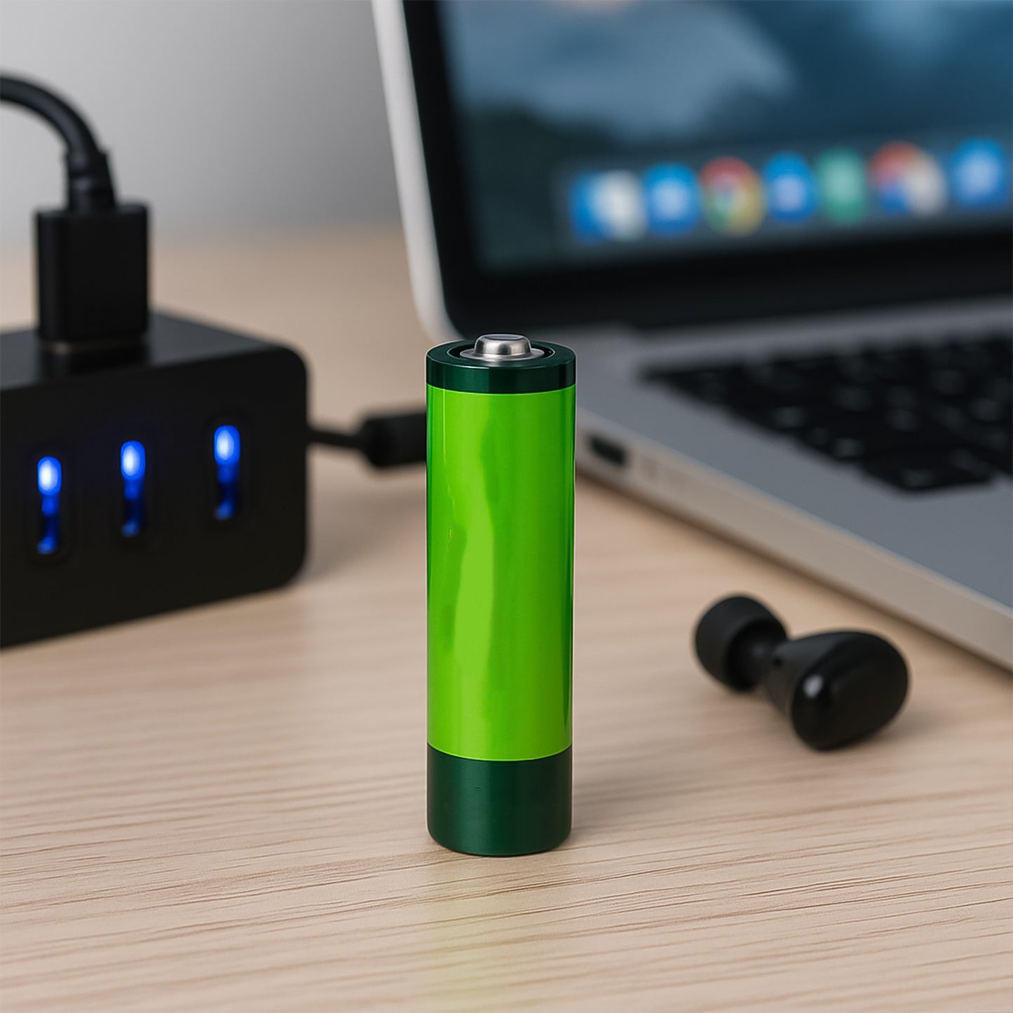 Rechargeable Usb Lithium-ion Batteries (4 Pc)