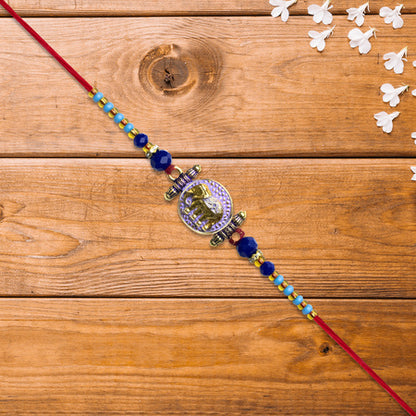 Traditional Rakhi With Elephant Motif