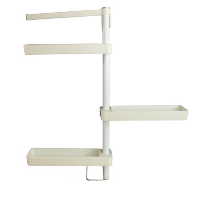 Kitchen Organization Rotating Shelf Storage Racks Multipurpose Adjustable (1 Set)