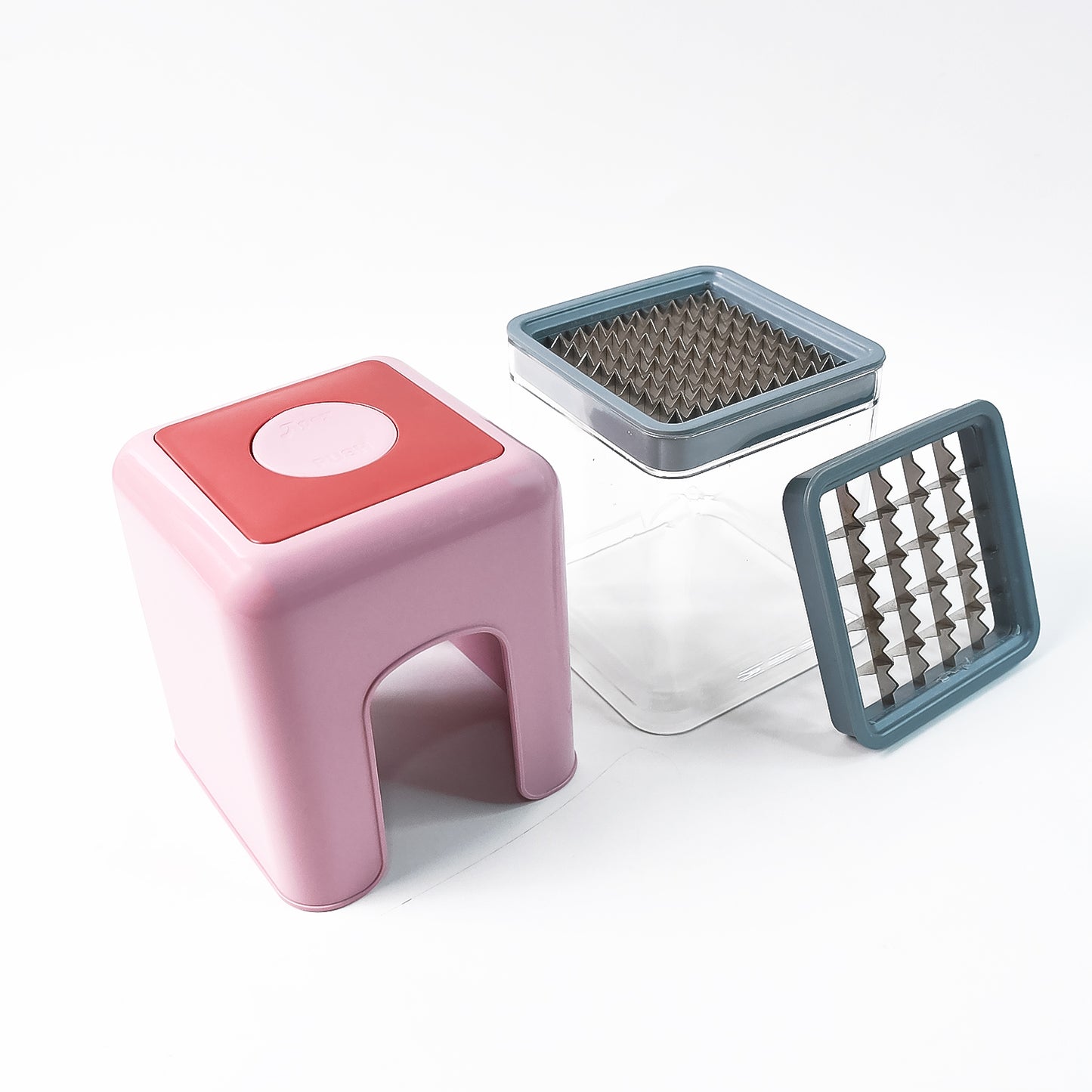 Apex Heavy Duty Potato Chipser  Vegetable Chopper With Dual Blade Set