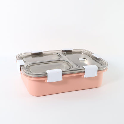 3-compartment Lunch Box - (1 Pc)