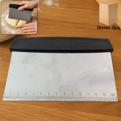 Premium Stainless Steel Dough Scraper (1 Pc)