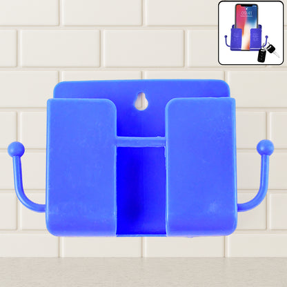 1 Pc Blue Wall Mount Mobile Stand With Hook