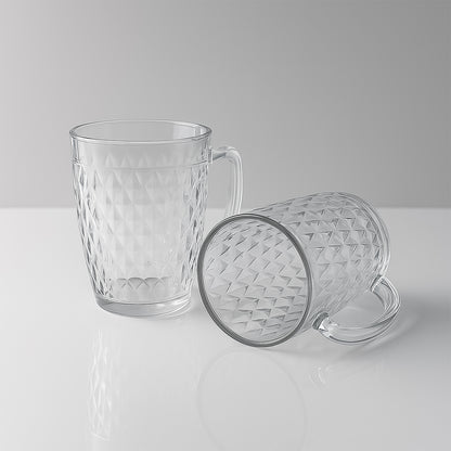 Apex Mocktail Mug Glass (2 Pc Set  400 Ml)