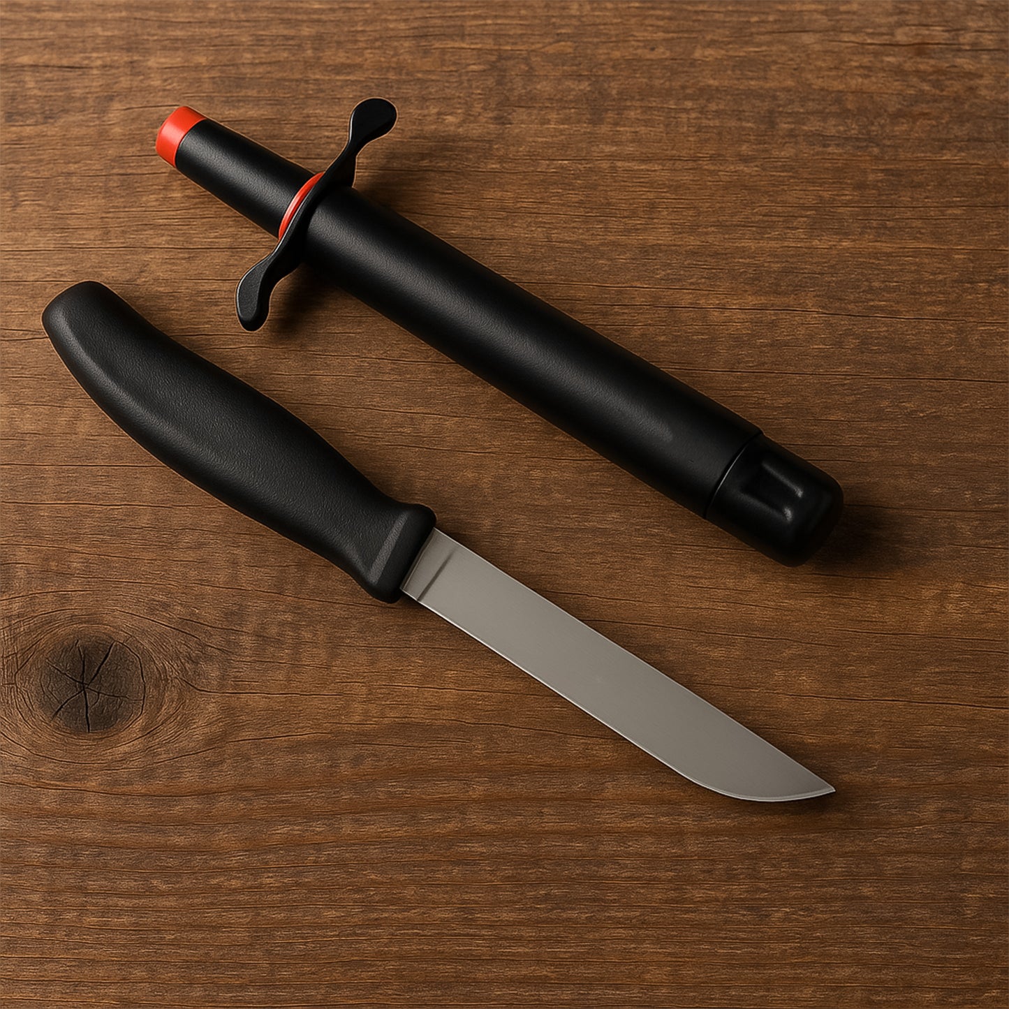 Premium Kitchen Knife With Gas Lighter Combo Set  2